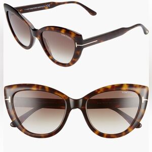 Tom Ford Anya 55mm Cat Eye Sunglasses